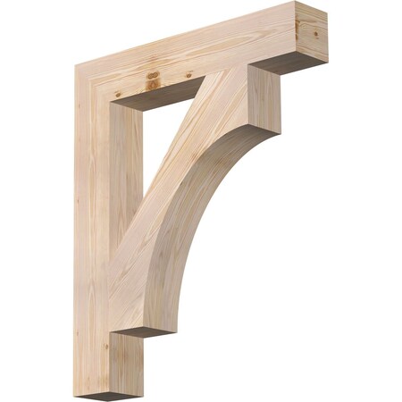 Ekena Millwork Westlake Block Smooth Bracket, Douglas Fir, 5 1/2"W x 32"D x 38"H BKT06X32X38WTL05SDF